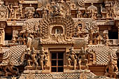 The great Chola temples of Tamil Nadu - The Brihadishwara Temple of Thanjavur. The first (outer) entrance gopura. 